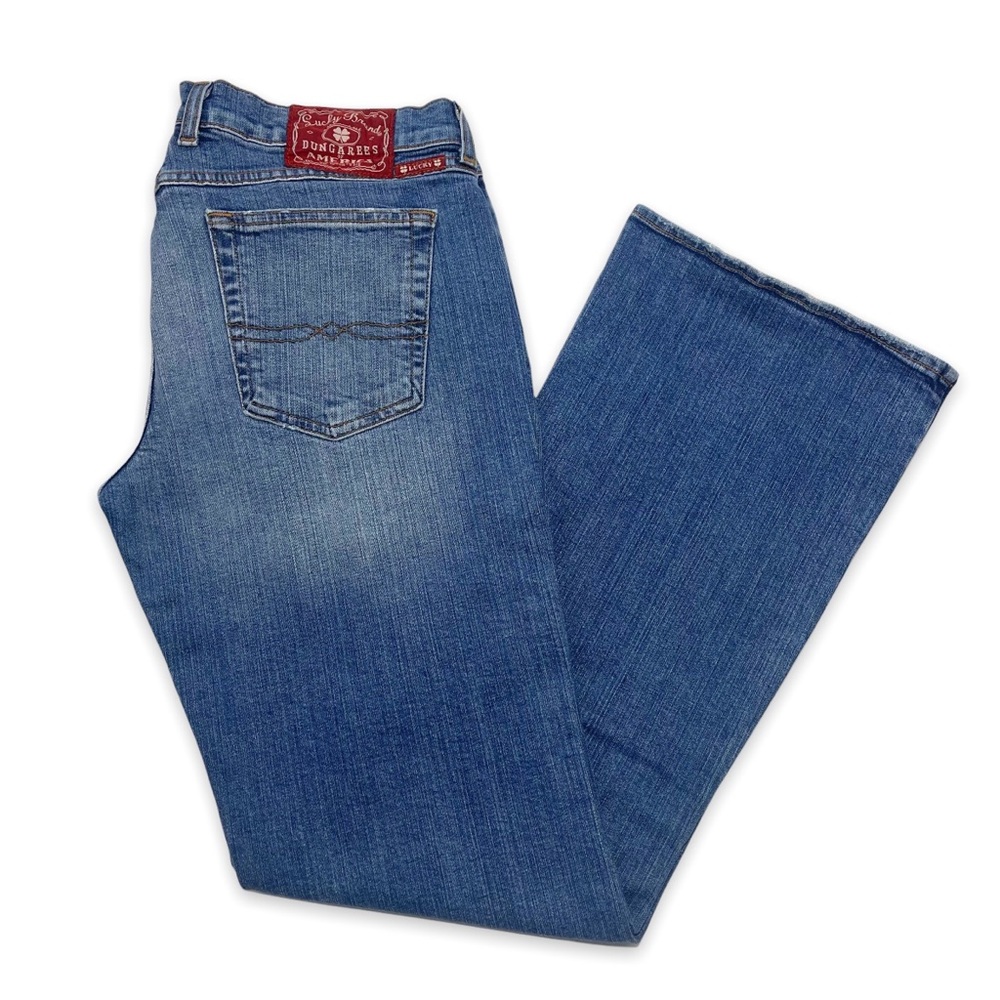 Lucky Brand Vintage Lowered Peanut Flare Leg Jeans Size 14